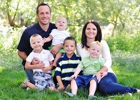 Dr. Steven Lambourne with his family
