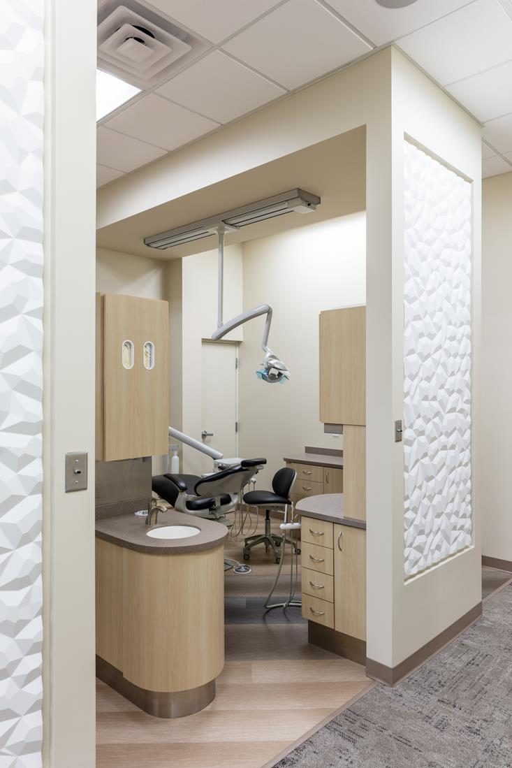 Treatment room with dental chair at City Creek Dental